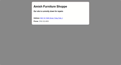 Desktop Screenshot of amishfurnitureshoppe.net