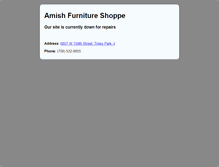 Tablet Screenshot of amishfurnitureshoppe.net
